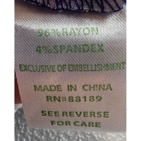 Lilly Pulitzer Womens XXS Paulina Floral Jumpsuit Royal Purple Koalatications - Picture 13 of 13